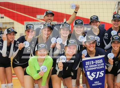 Thumbnail 2 in Forest Lake Christian vs. Stone Ridge Christian (CIF SJS D6 Final) photogallery.