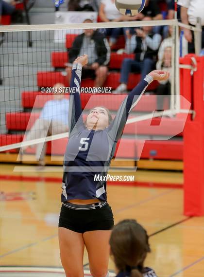 Thumbnail 2 in Forest Lake Christian vs. Stone Ridge Christian (CIF SJS D6 Final) photogallery.