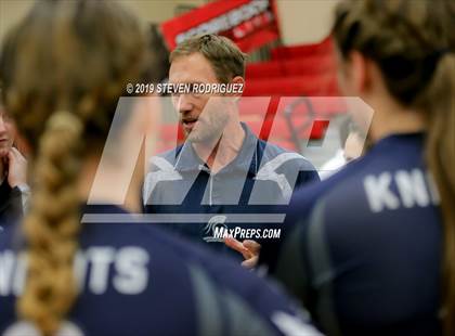 Thumbnail 3 in Forest Lake Christian vs. Stone Ridge Christian (CIF SJS D6 Final) photogallery.