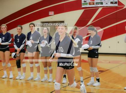 Thumbnail 3 in Forest Lake Christian vs. Stone Ridge Christian (CIF SJS D6 Final) photogallery.