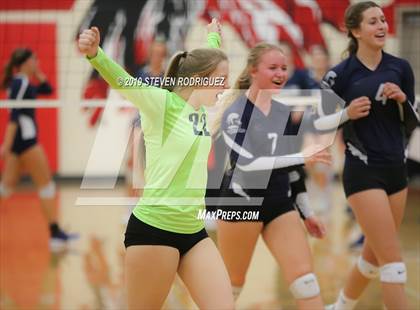 Thumbnail 1 in Forest Lake Christian vs. Stone Ridge Christian (CIF SJS D6 Final) photogallery.