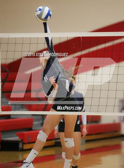 Thumbnail 3 in Forest Lake Christian vs. Stone Ridge Christian (CIF SJS D6 Final) photogallery.