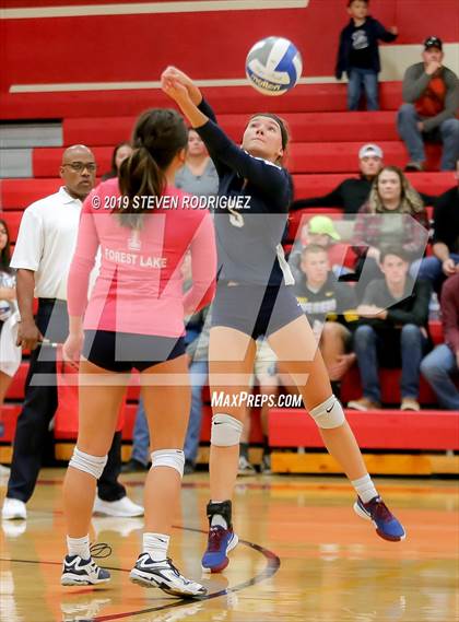Thumbnail 1 in Forest Lake Christian vs. Stone Ridge Christian (CIF SJS D6 Final) photogallery.