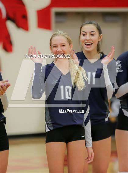 Thumbnail 3 in Forest Lake Christian vs. Stone Ridge Christian (CIF SJS D6 Final) photogallery.