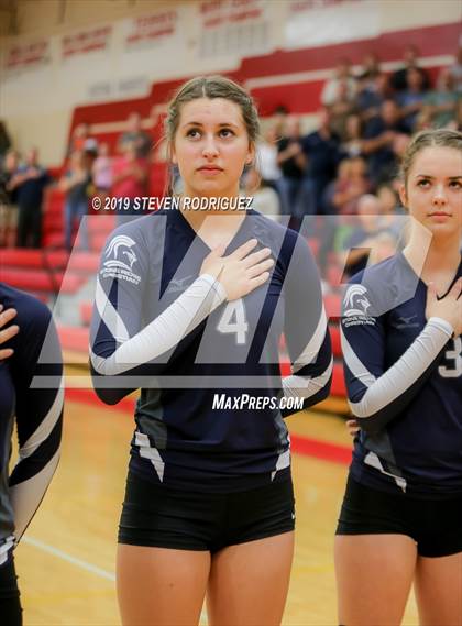 Thumbnail 2 in Forest Lake Christian vs. Stone Ridge Christian (CIF SJS D6 Final) photogallery.