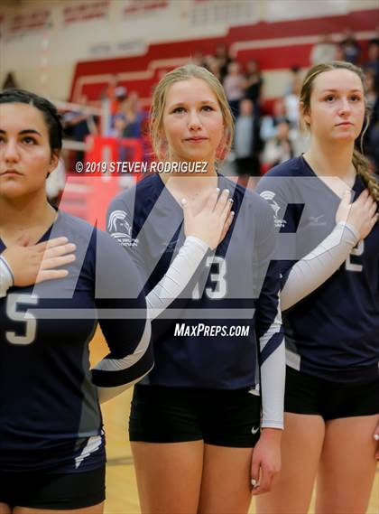 Thumbnail 3 in Forest Lake Christian vs. Stone Ridge Christian (CIF SJS D6 Final) photogallery.