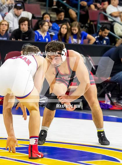 Thumbnail 3 in CIF Wrestling Semifinals photogallery.