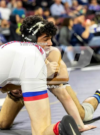Thumbnail 2 in CIF Wrestling Semifinals photogallery.
