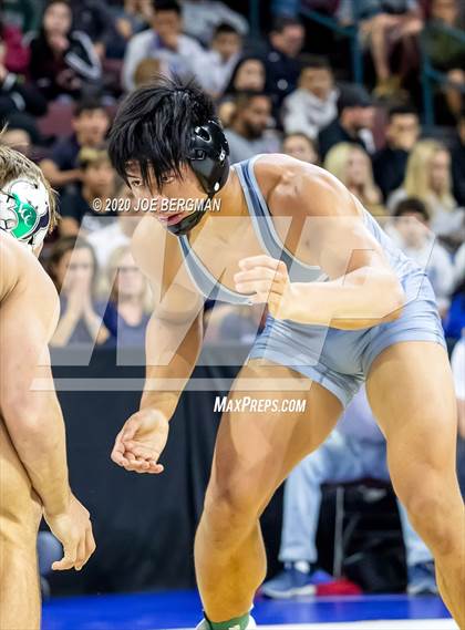 Thumbnail 2 in CIF Wrestling Semifinals photogallery.