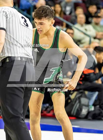 Thumbnail 3 in CIF Wrestling Semifinals photogallery.