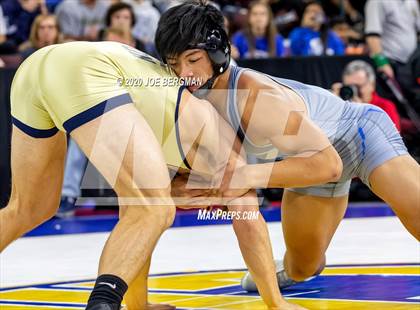 Thumbnail 2 in CIF Wrestling Semifinals photogallery.