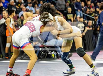 Thumbnail 2 in CIF Wrestling Semifinals photogallery.
