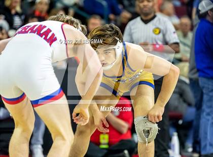 Thumbnail 3 in CIF Wrestling Semifinals photogallery.