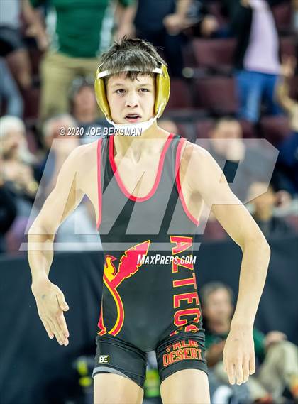 Thumbnail 2 in CIF Wrestling Semifinals photogallery.