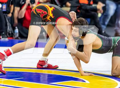 Thumbnail 2 in CIF Wrestling Semifinals photogallery.