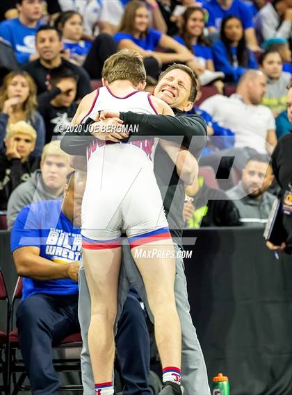 Thumbnail 2 in CIF Wrestling Semifinals photogallery.