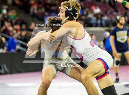 Thumbnail 3 in CIF Wrestling Semifinals photogallery.