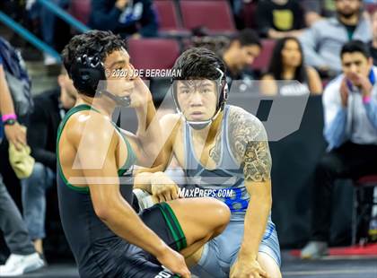 Thumbnail 1 in CIF Wrestling Semifinals photogallery.