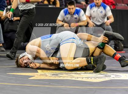 Thumbnail 2 in CIF Wrestling Semifinals photogallery.