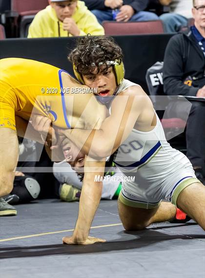 Thumbnail 3 in CIF Wrestling Semifinals photogallery.