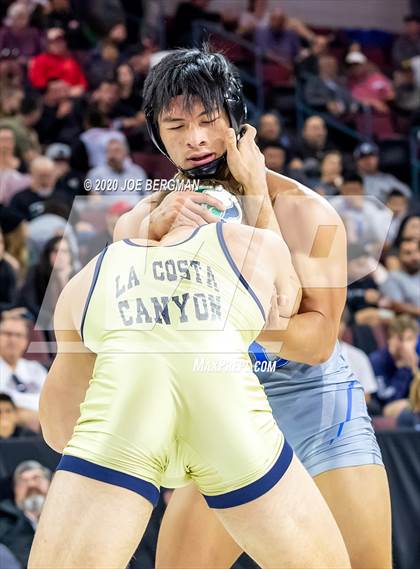 Thumbnail 3 in CIF Wrestling Semifinals photogallery.