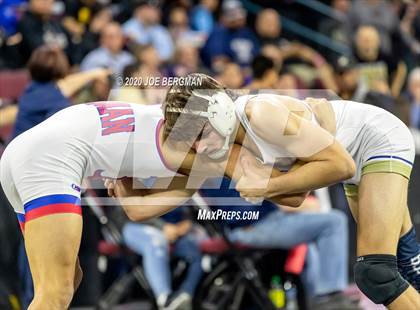Thumbnail 3 in CIF Wrestling Semifinals photogallery.