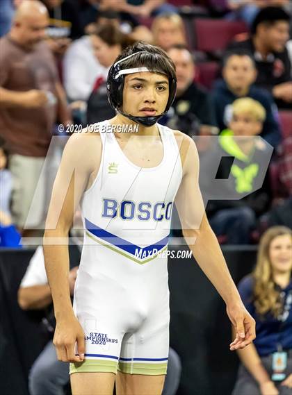 Thumbnail 3 in CIF Wrestling Semifinals photogallery.