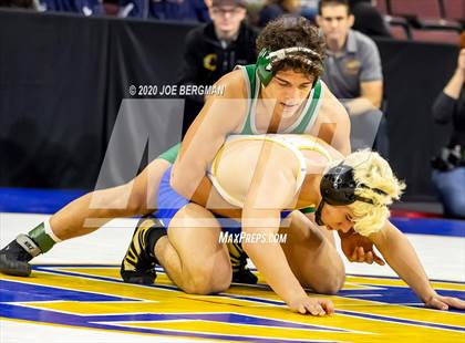 Thumbnail 3 in CIF Wrestling Semifinals photogallery.