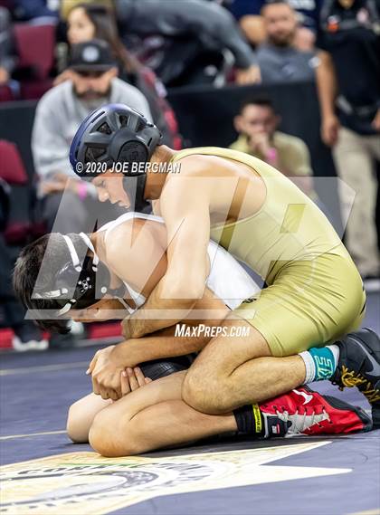Thumbnail 3 in CIF Wrestling Semifinals photogallery.