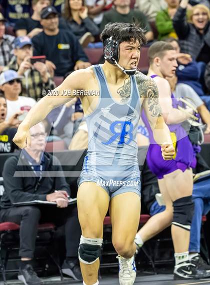 Thumbnail 3 in CIF Wrestling Semifinals photogallery.