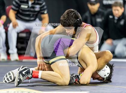 Thumbnail 2 in CIF Wrestling Semifinals photogallery.