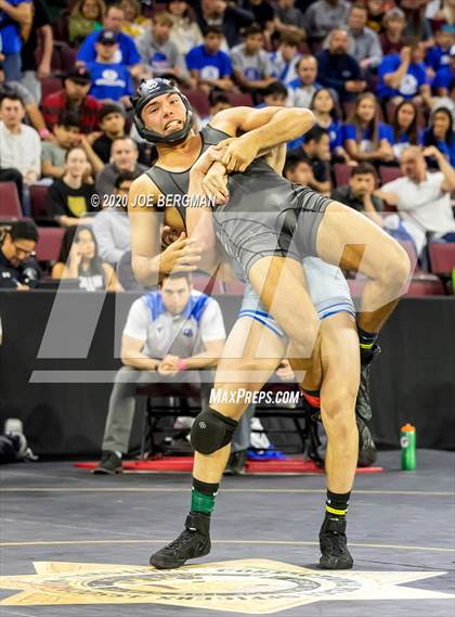 Thumbnail 2 in CIF Wrestling Semifinals photogallery.