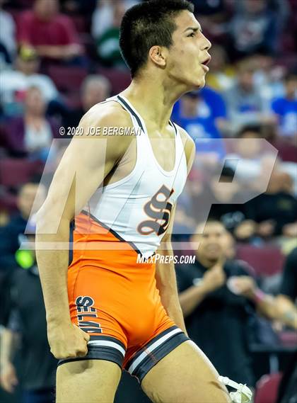 Thumbnail 1 in CIF Wrestling Semifinals photogallery.