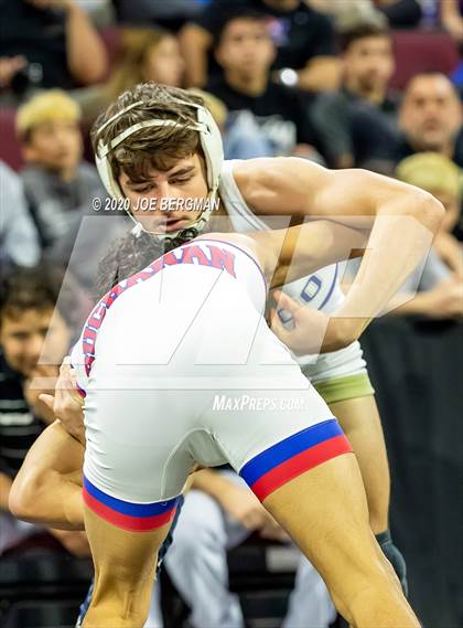 Thumbnail 2 in CIF Wrestling Semifinals photogallery.