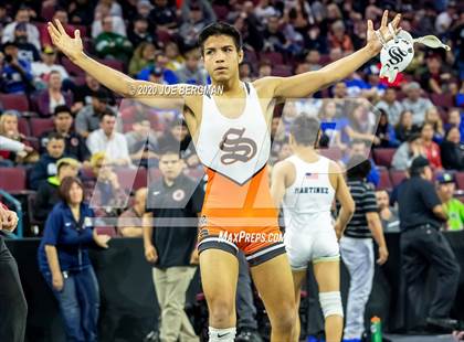 Thumbnail 3 in CIF Wrestling Semifinals photogallery.