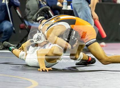 Thumbnail 3 in CIF Wrestling Semifinals photogallery.