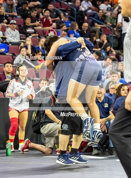 Thumbnail 2 in CIF Wrestling Semifinals photogallery.