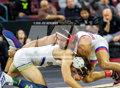 Thumbnail 2 in CIF Wrestling Semifinals photogallery.