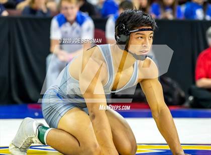 Thumbnail 2 in CIF Wrestling Semifinals photogallery.