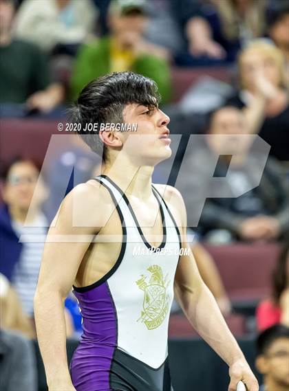 Thumbnail 3 in CIF Wrestling Semifinals photogallery.
