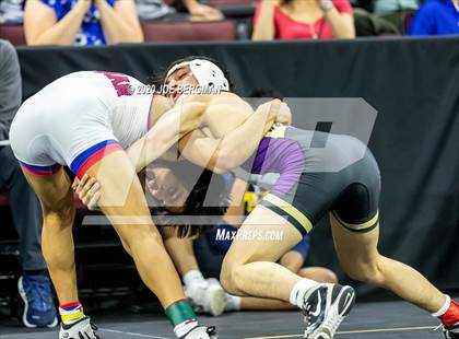 Thumbnail 2 in CIF Wrestling Semifinals photogallery.