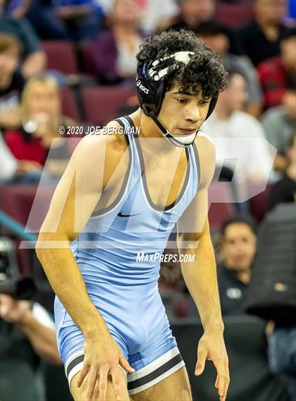 Thumbnail 3 in CIF Wrestling Semifinals photogallery.