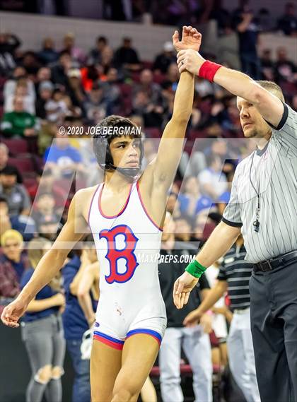 Thumbnail 2 in CIF Wrestling Semifinals photogallery.