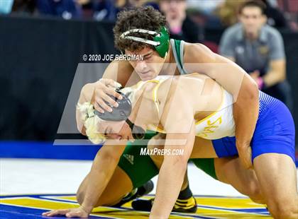 Thumbnail 1 in CIF Wrestling Semifinals photogallery.