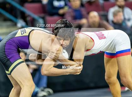 Thumbnail 2 in CIF Wrestling Semifinals photogallery.