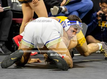 Thumbnail 3 in CIF Wrestling Semifinals photogallery.