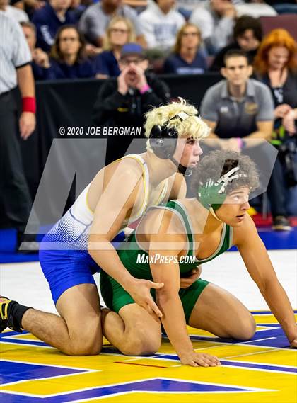 Thumbnail 3 in CIF Wrestling Semifinals photogallery.