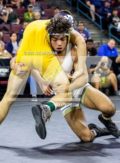 Thumbnail 3 in CIF Wrestling Semifinals photogallery.