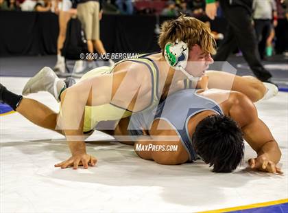Thumbnail 2 in CIF Wrestling Semifinals photogallery.