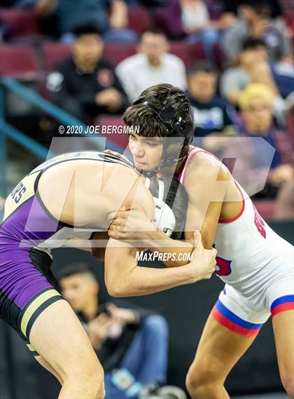 Thumbnail 1 in CIF Wrestling Semifinals photogallery.